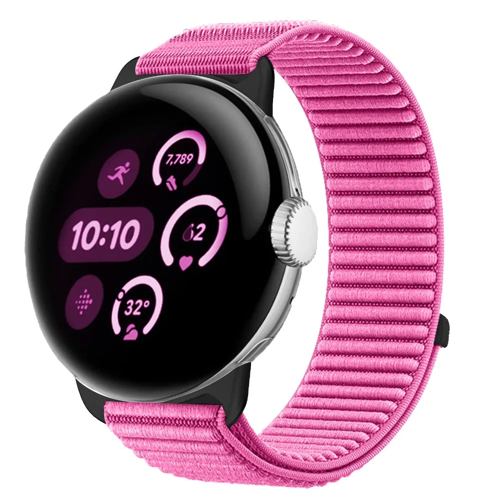 Google Pixel Watch 1 2 3 4 41mm 45mm Nylon Band-Breathable BandsCo Straps