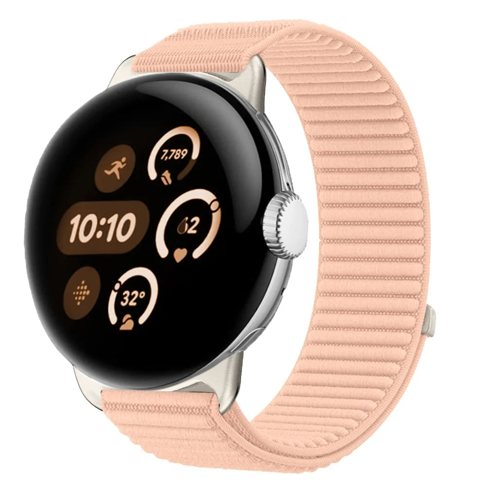Google Pixel Watch 1 2 3 4 41mm 45mm Nylon Band-Breathable BandsCo Straps
