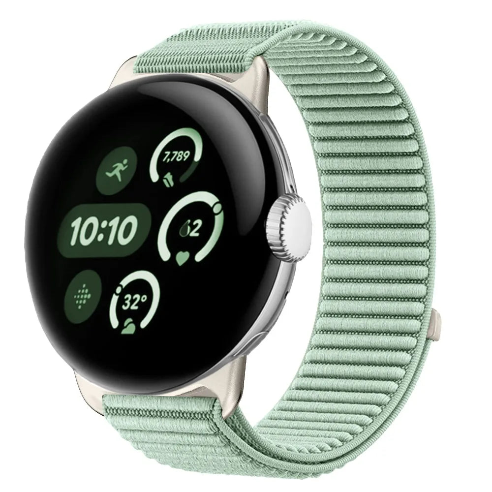 Google Pixel Watch 1 2 3 4 41mm 45mm Nylon Band-Breathable BandsCo Straps