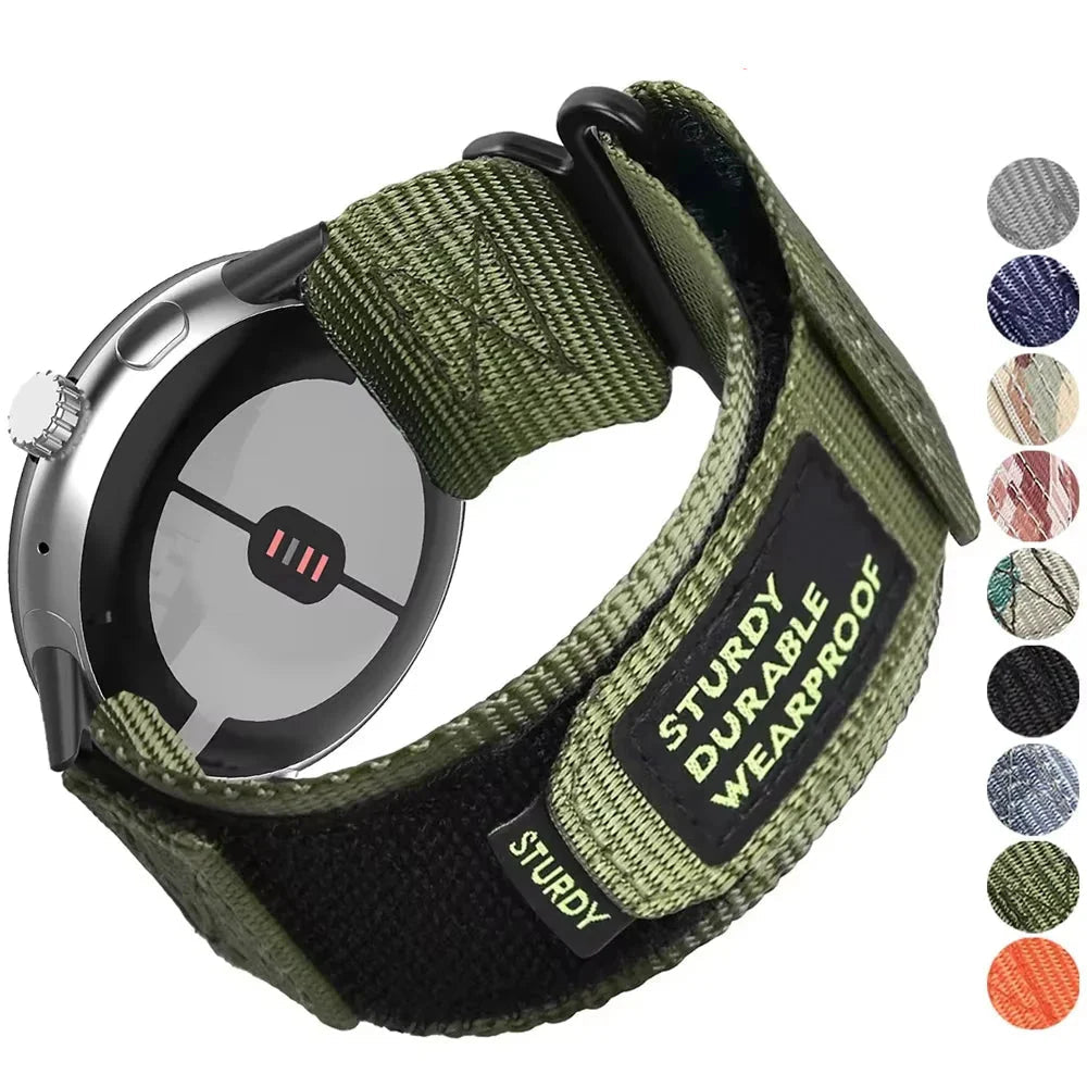 Google Pixel 1 2 3 4 41mm 45mm Nylon Band - Tough Durable BandsCo Straps