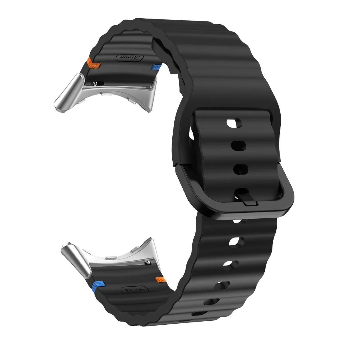 Google Pixel Watch 1 2 3 4 41mm 45mm Silicone Band-Soft BandsCo Straps
