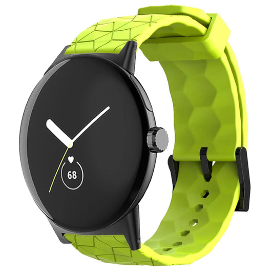Pixel 1-4 41mm 45mm Silicone Strap - Soft Sweatproof BandsCo Straps