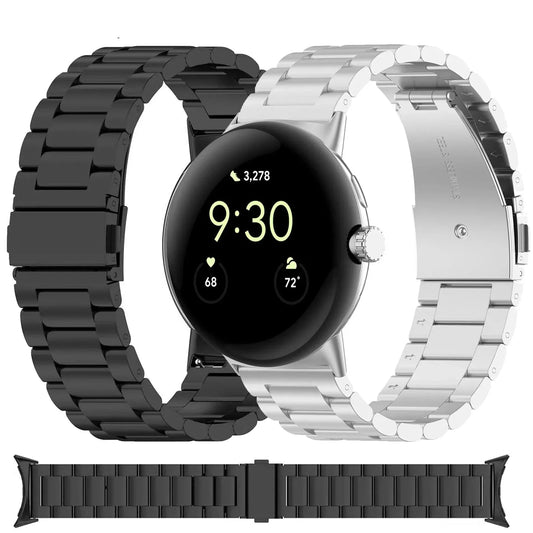 Stainless Steel Band For Pixel 1 2 3 4 41mm 45mm - Sleek BandsCo Straps