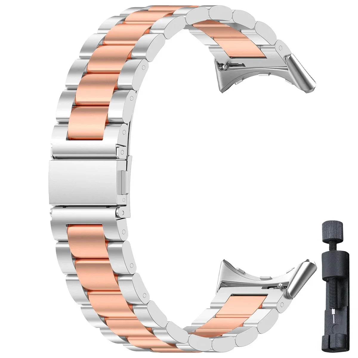 Google Pixel 1 2 3 4 41mm/45mm Stainless Steel Band - Sleek BandsCo Straps