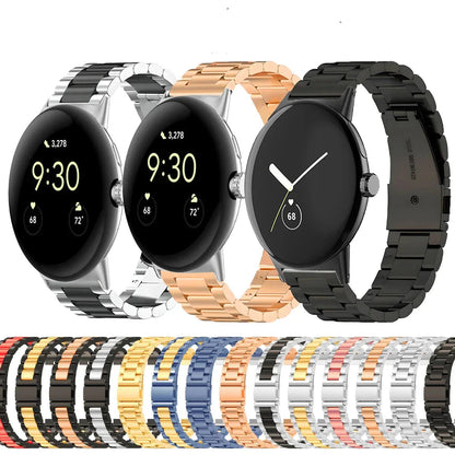 Google Pixel 1 2 3 4 41mm/45mm Stainless Steel Band - Sleek BandsCo Straps