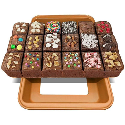 Gotham Steel Nonstick Baking Pan with Built-In Slicer DailySale