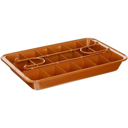 Gotham Steel Nonstick Baking Pan with Built-In Slicer DailySale