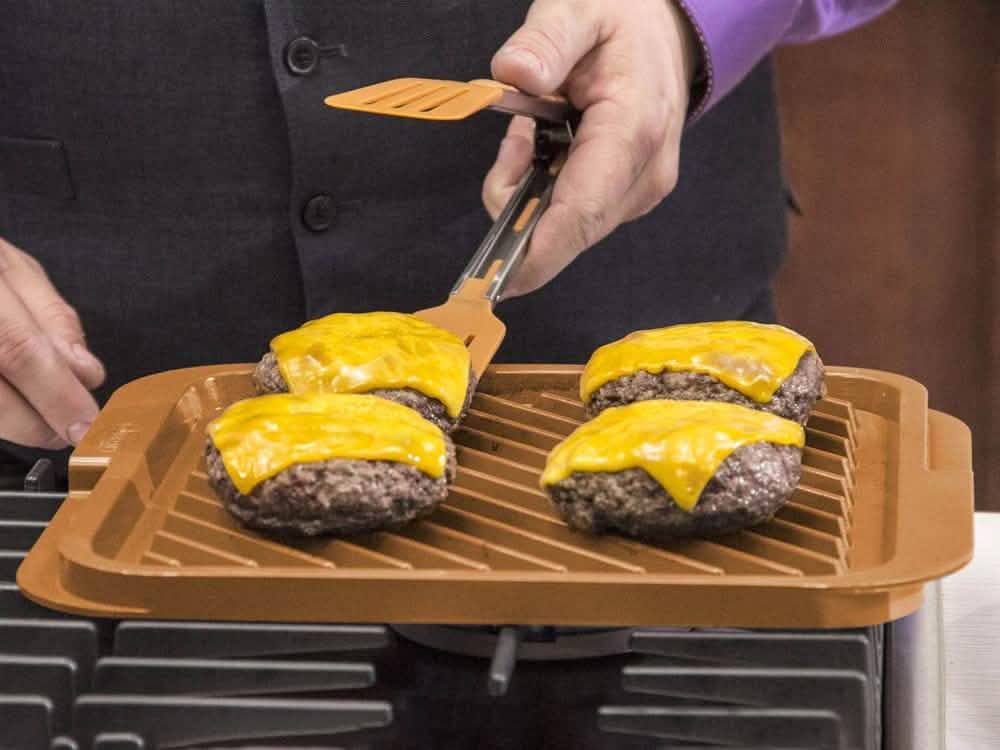 Gotham Steel Reversible Double Grill/Griddle DailySale