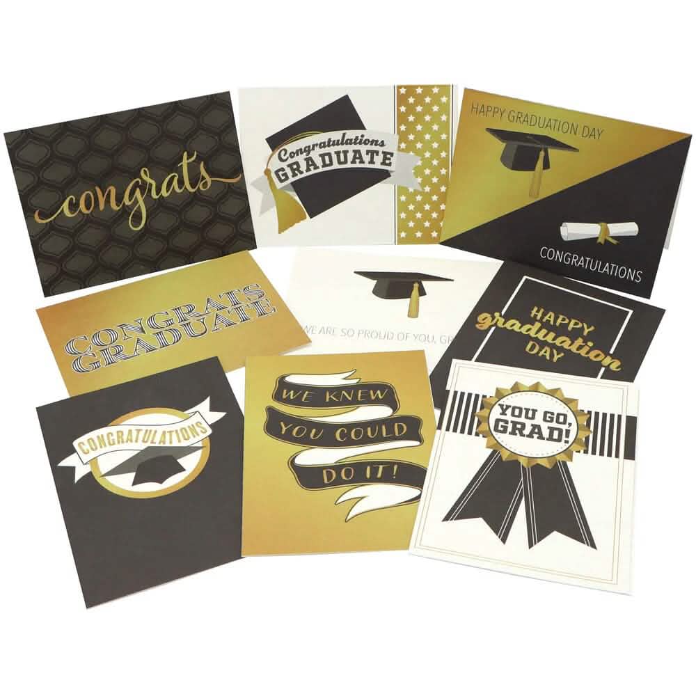 Graduation Cards Gold DailySale