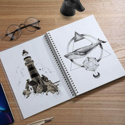 Graph Paper Notebook 100gsm Thick Graph Paper DailySale
