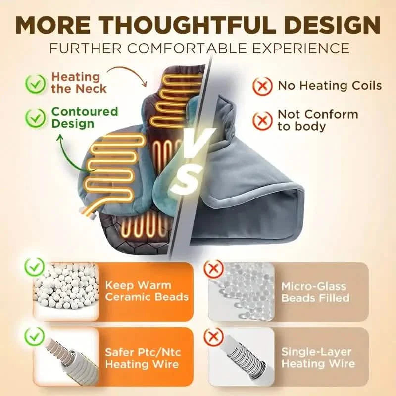 Graphene Heating Pad With 3 Times The Depth Of Warmth Shawl DailySale