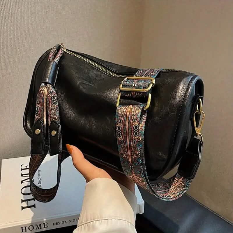 Graphic Pattern Zipper Crossbody Bag DailySale