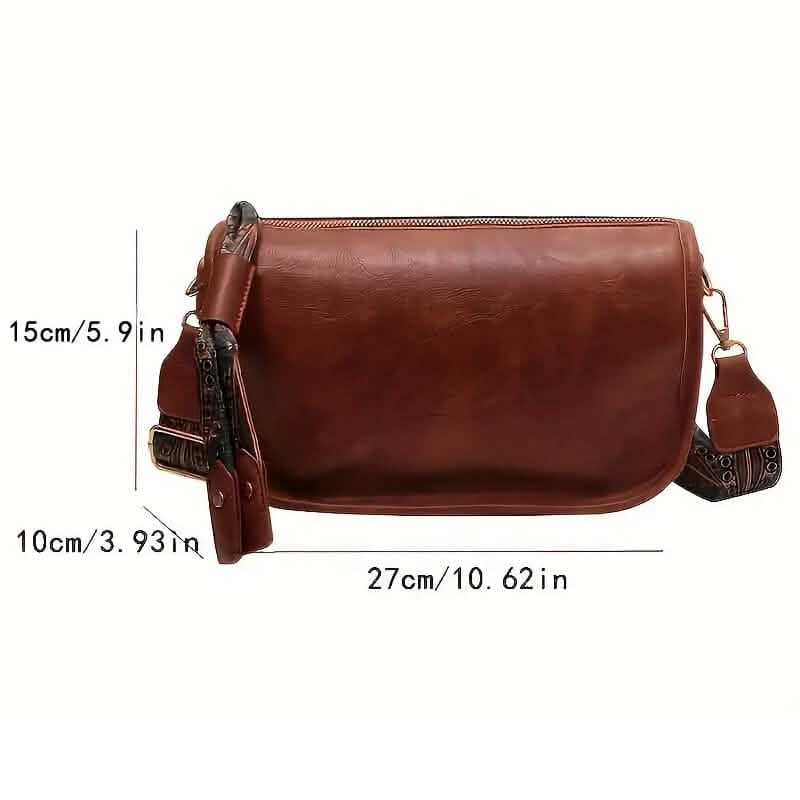 Graphic Pattern Zipper Crossbody Bag DailySale