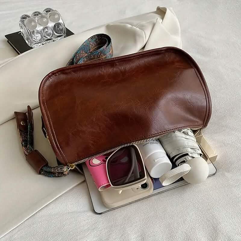 Graphic Pattern Zipper Crossbody Bag DailySale