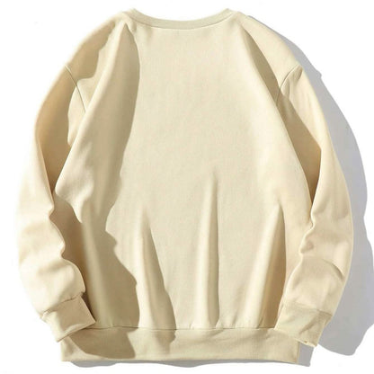 Graphic Print Thermal Sweatshirt DailySale