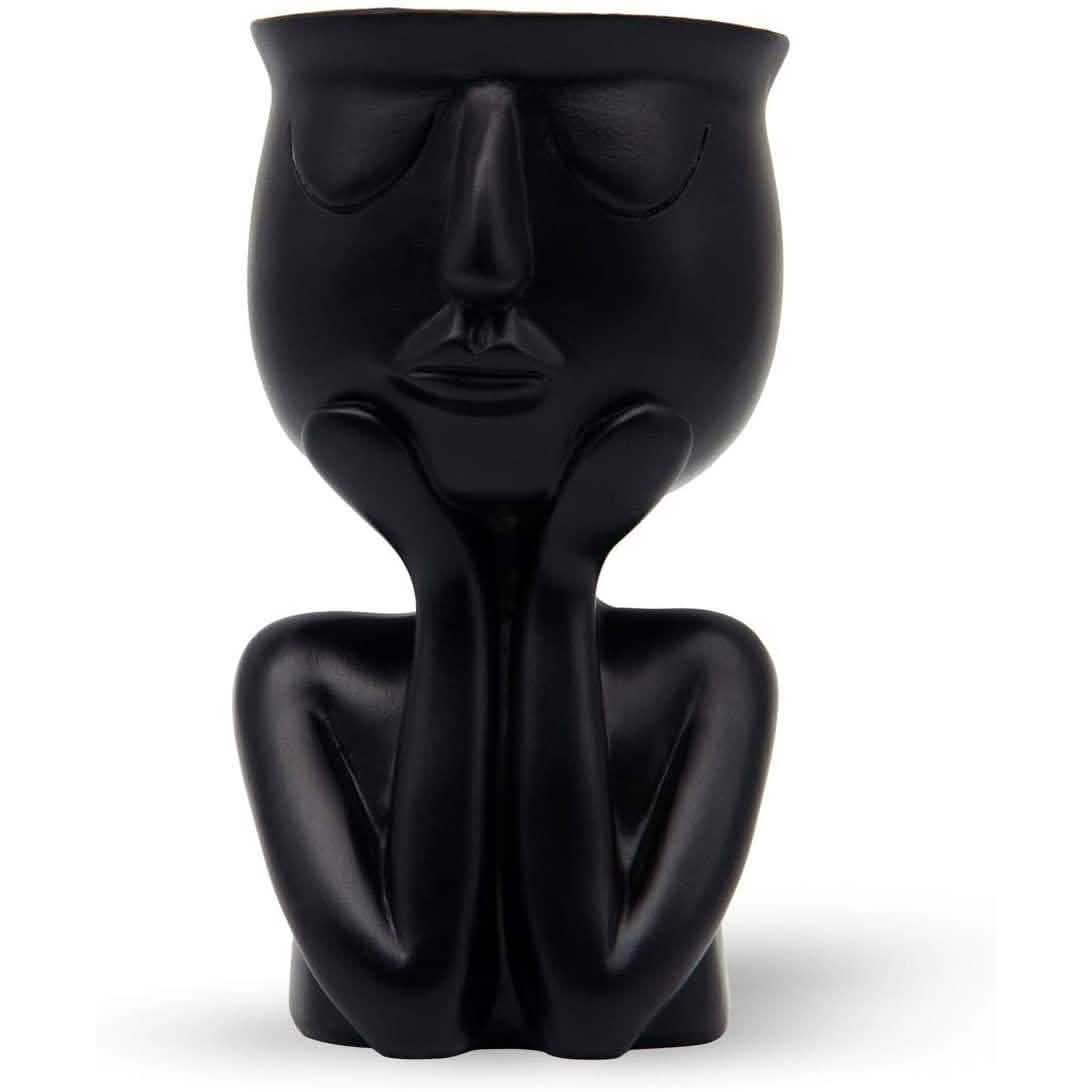 Greneric Character Portrait Flower Pot Resin Succulents Plant Pot DailySale