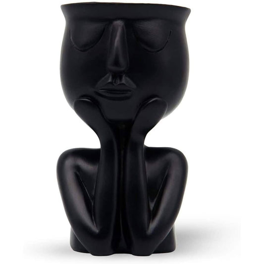 Greneric Character Portrait Flower Pot Resin Succulents Plant Pot DailySale