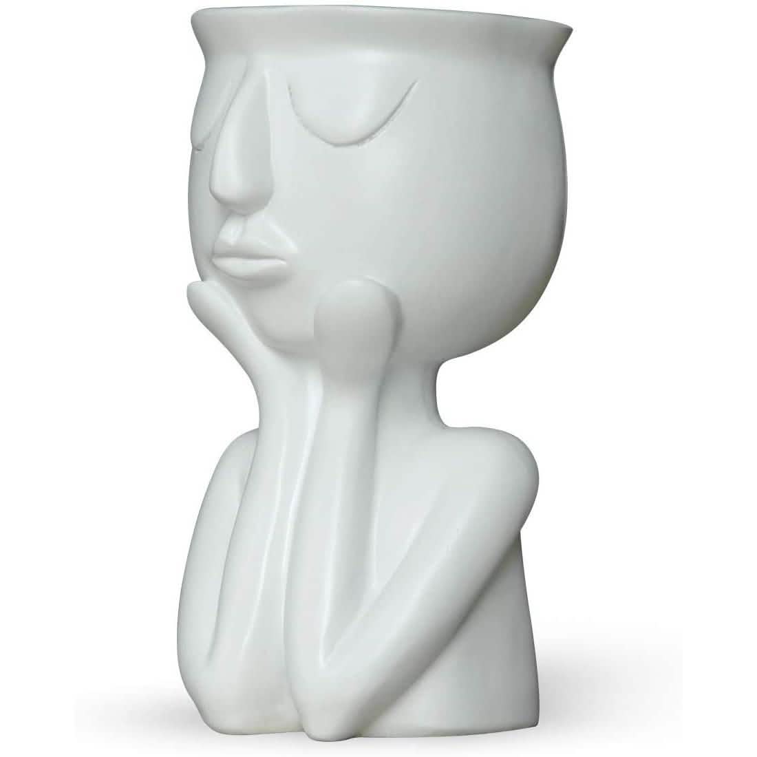 Greneric Character Portrait Flower Pot Resin Succulents Plant Pot DailySale
