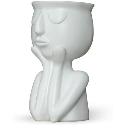 Greneric Character Portrait Flower Pot Resin Succulents Plant Pot DailySale