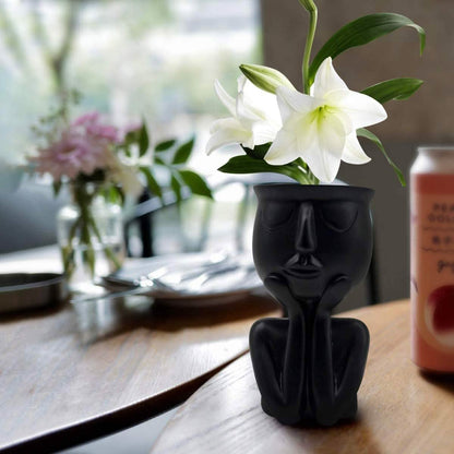 Greneric Character Portrait Flower Pot Resin Succulents Plant Pot DailySale