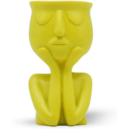 Greneric Character Portrait Flower Pot Resin Succulents Plant Pot DailySale