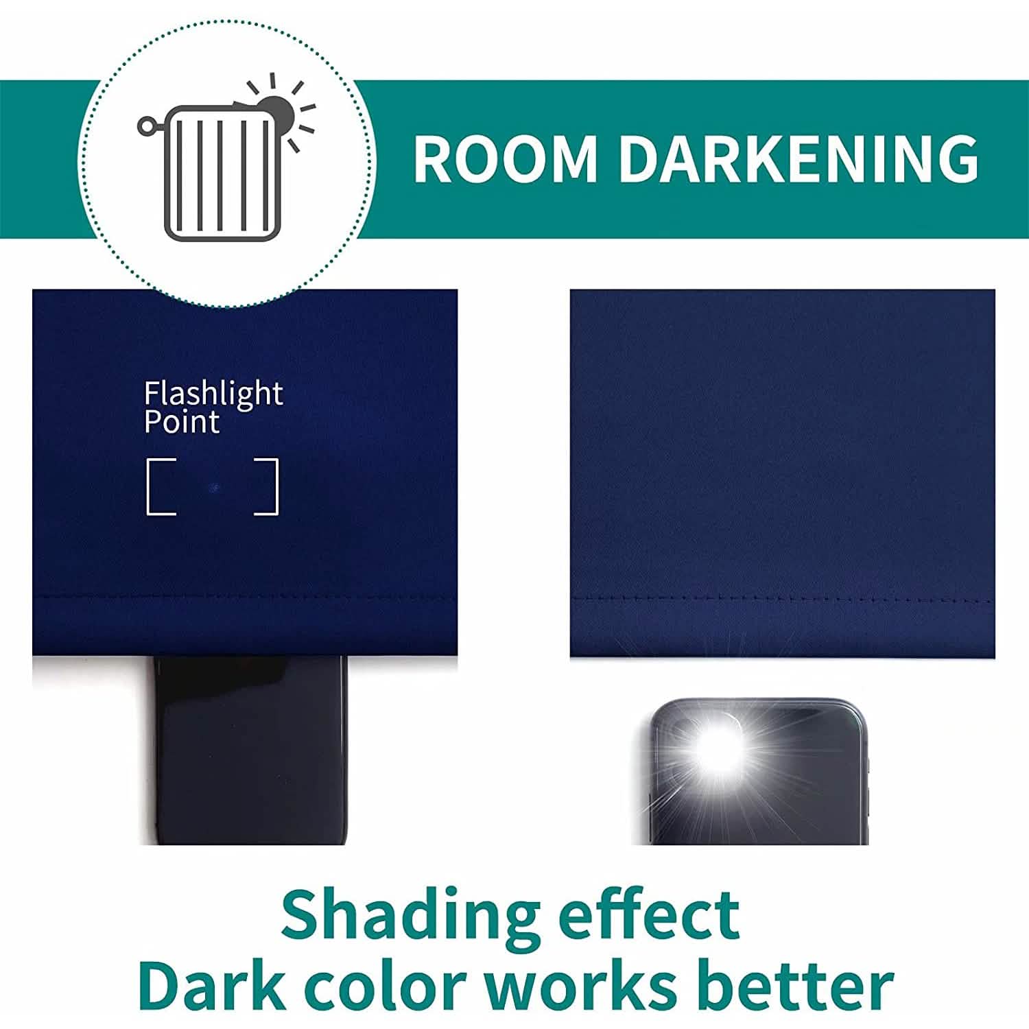 Grommet Top Room Darkening Blackout Curtain Panels DailySale
