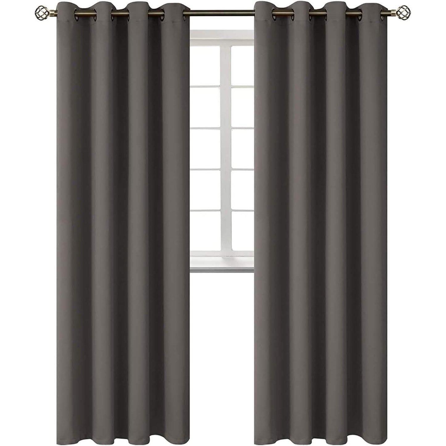 Grommet Top Room Darkening Blackout Curtain Panels DailySale