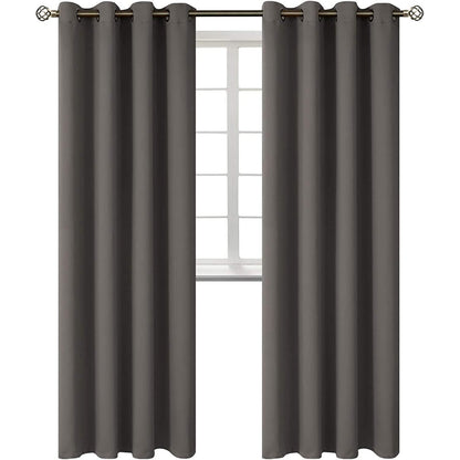 Grommet Top Room Darkening Blackout Curtain Panels DailySale