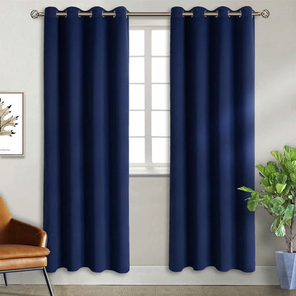 Grommet Top Room Darkening Blackout Curtain Panels DailySale