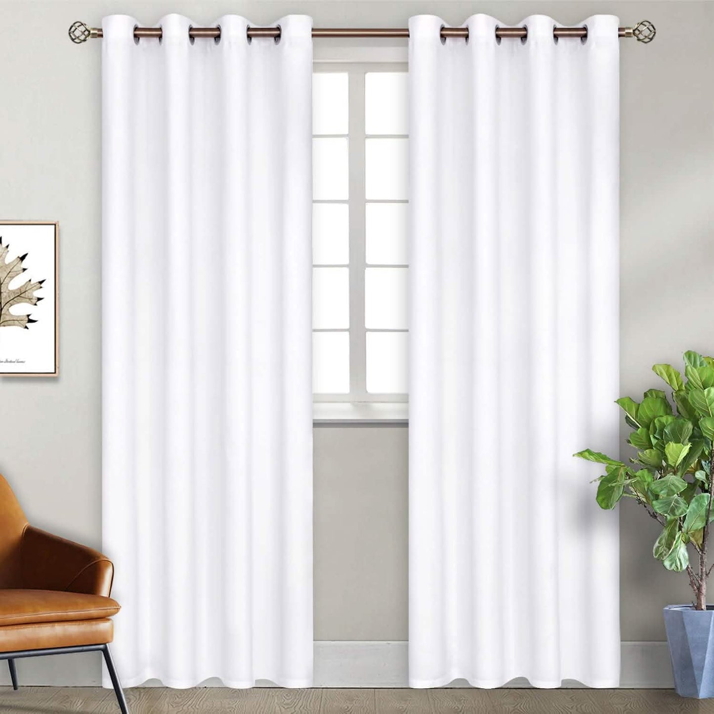 Grommet Top Room Darkening Blackout Curtain Panels DailySale