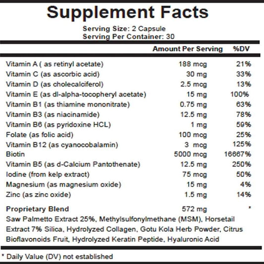 Growthful HD Hair Vitamins for Men and Women DailySale