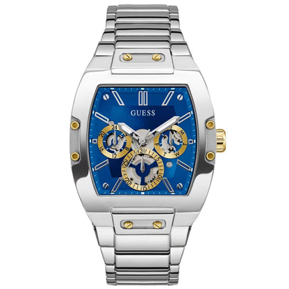 Guess Men's Silver Tone Multi-function Bids.com