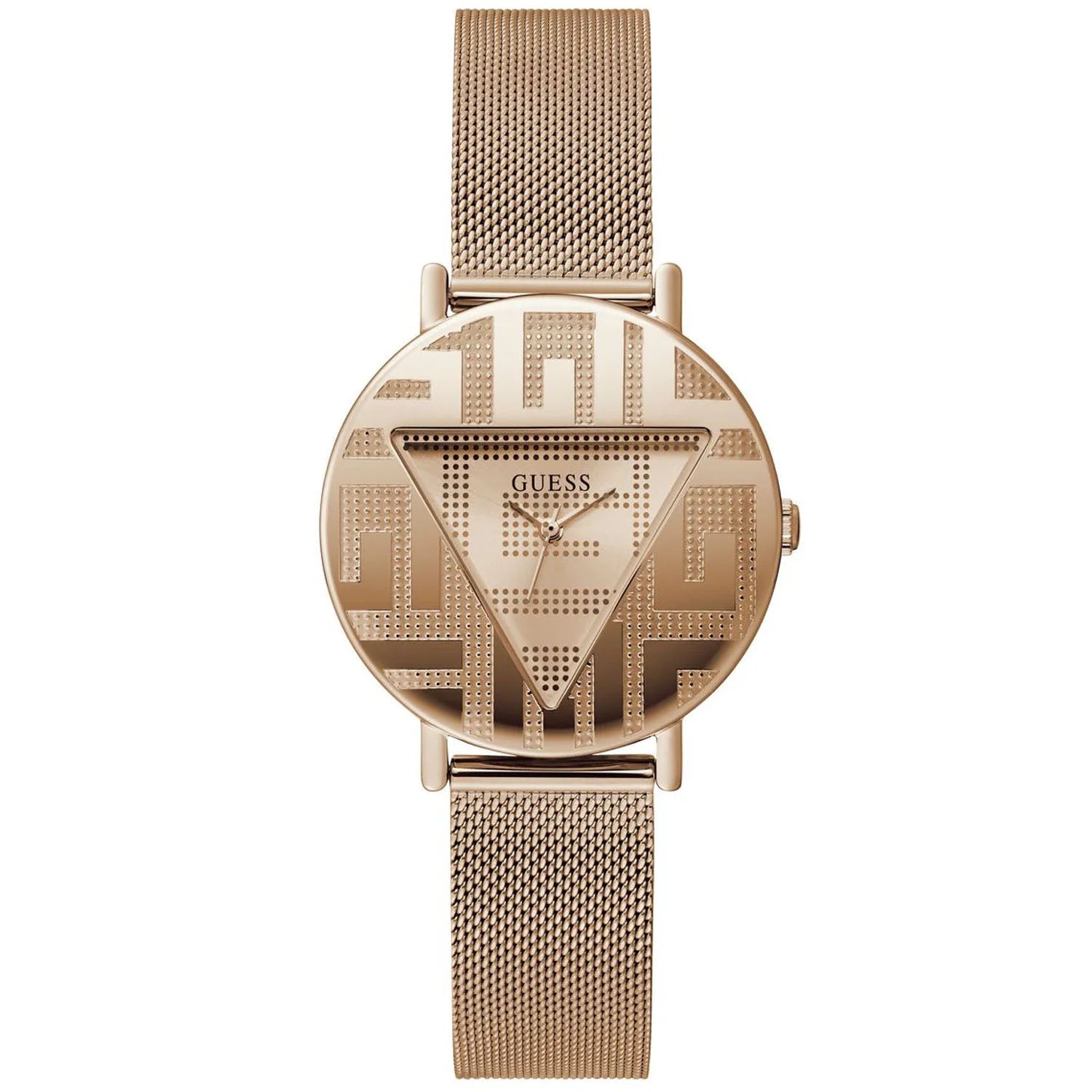 Guess Women's Iconic Rose Gold Tone Bids.com