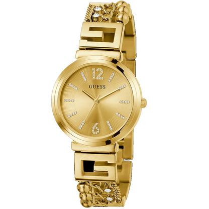 Guess Women's Gold Tone Analog Bids.com
