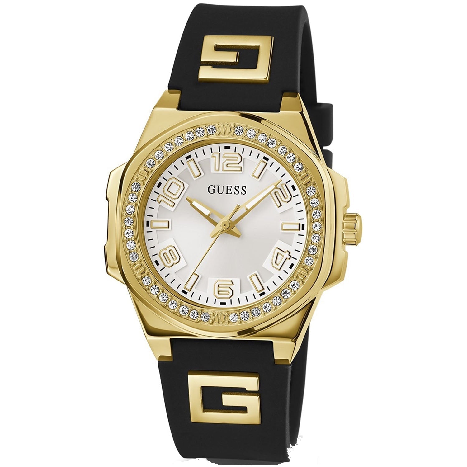 Guess Women's Black Gold Wristwatch Bids.com