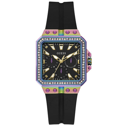 Guess Women's Libra Black Silicone Bids.com