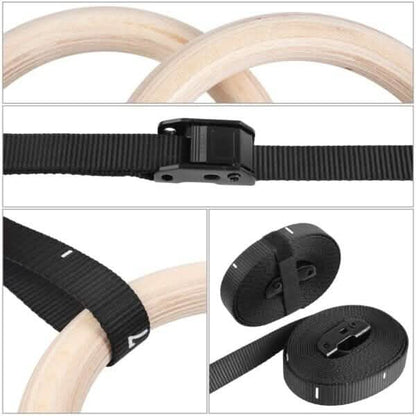 Gymnastic Wood Rings DailySale
