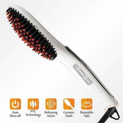Hair Straightening Brush ION heating technology, Temperature Control DailySale