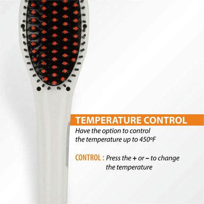 Hair Straightening Brush ION heating technology, Temperature Control DailySale