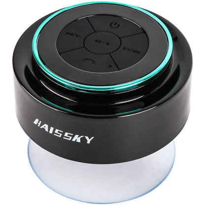 HAISSKY Portable Wireless Waterproof Speaker with FM Radio & Suction Cup DailySale