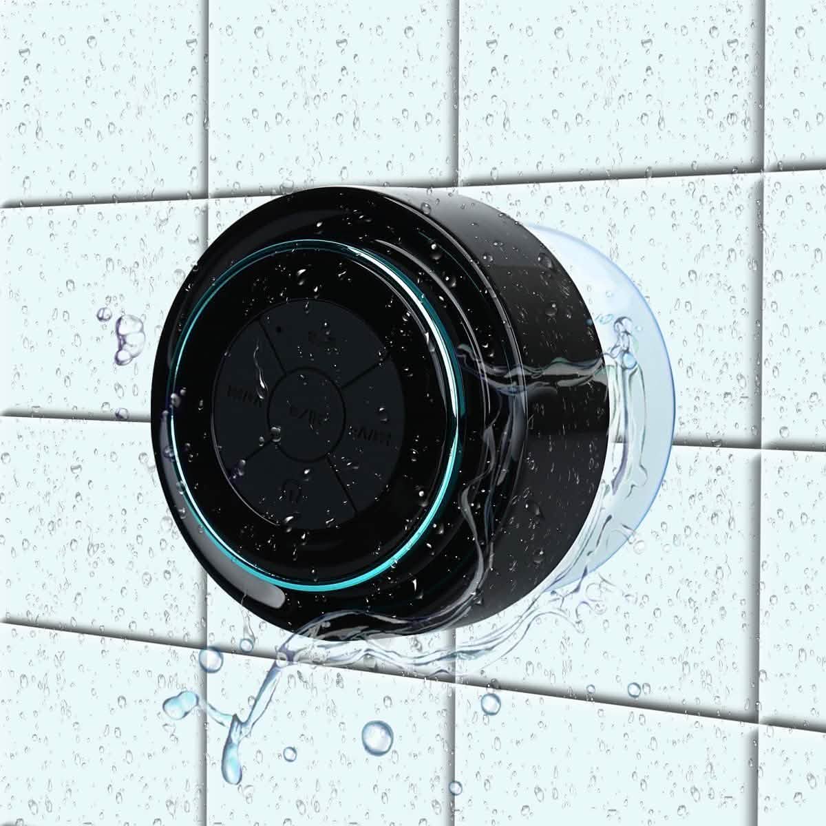 HAISSKY Portable Wireless Waterproof Speaker with FM Radio & Suction Cup DailySale