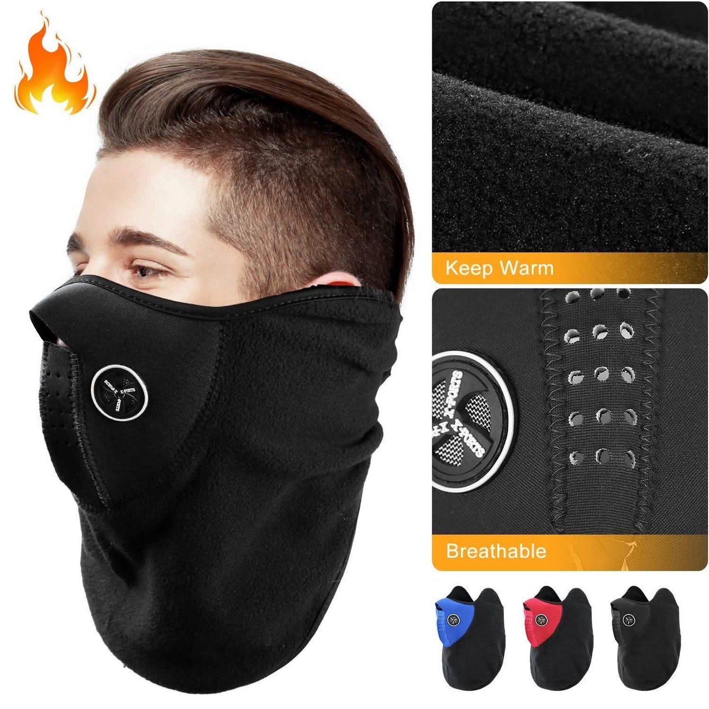 Half Face Mask for Bike Motorcycle Racing DailySale