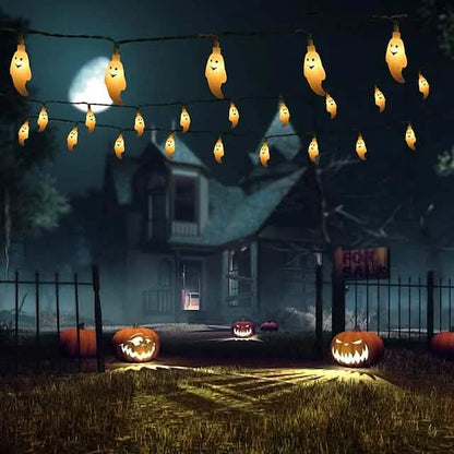 Halloween Cute Ghost LED String Lights Upholstery Lights DailySale