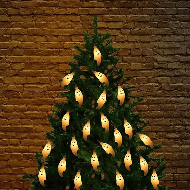 Halloween Cute Ghost LED String Lights Upholstery Lights DailySale