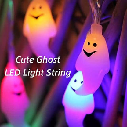 Halloween Cute Ghost LED String Lights Upholstery Lights DailySale