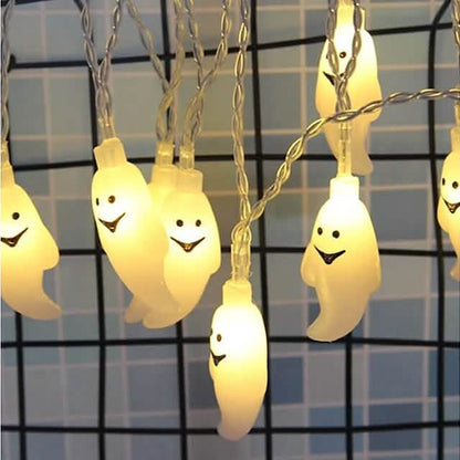 Halloween Cute Ghost LED String Lights Upholstery Lights DailySale