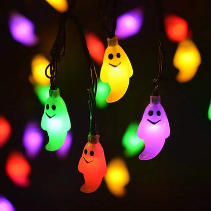 Halloween Cute Ghost LED String Lights Upholstery Lights DailySale
