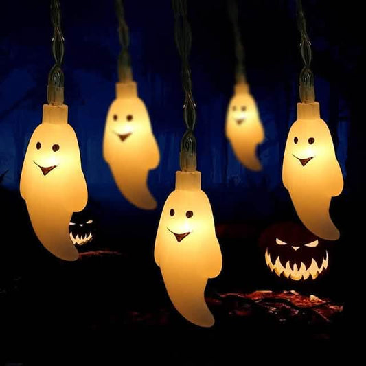 Halloween Cute Ghost LED String Lights Upholstery Lights DailySale