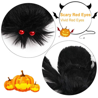 Halloween Decorations Spider 49" with 126" Tarantula Mega Spider Web DailySale