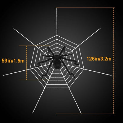 Halloween Decorations Spider Outdoor Stretch Cobweb DailySale